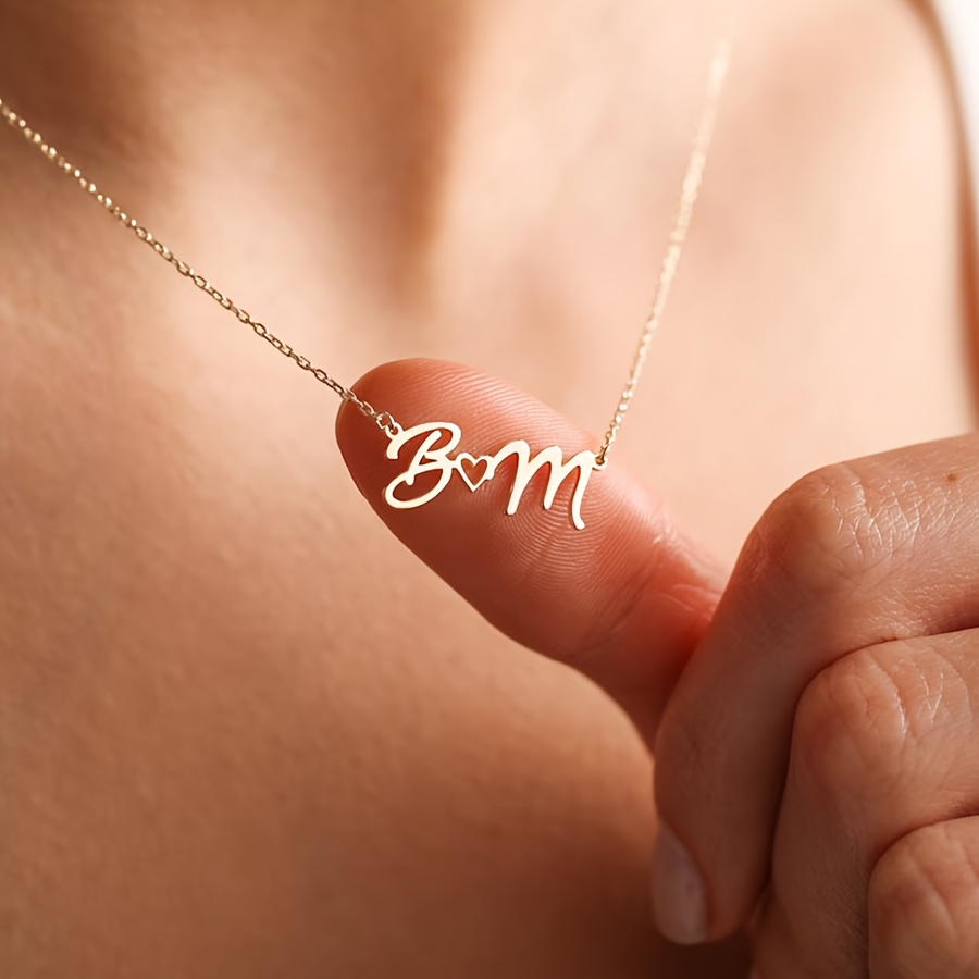 CUSTOM ชื่อสร้อยคอผู้หญิงกันน้ - Name Necklace Custom บทวิจารณ์และราคา