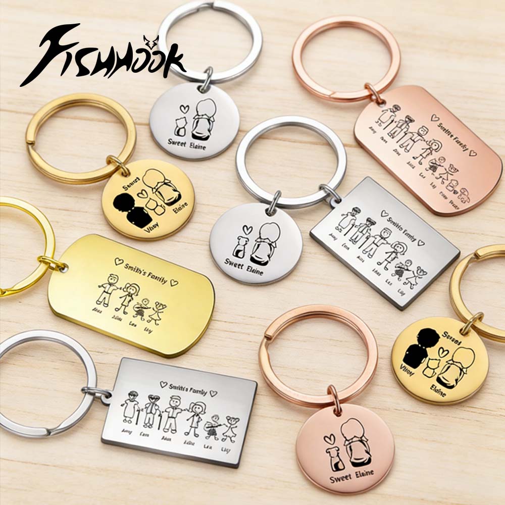 พวงกุญแจส่วนตัวสำหรับครอบครัว  - Initial Ring Custom บทวิจารณ์และราคา