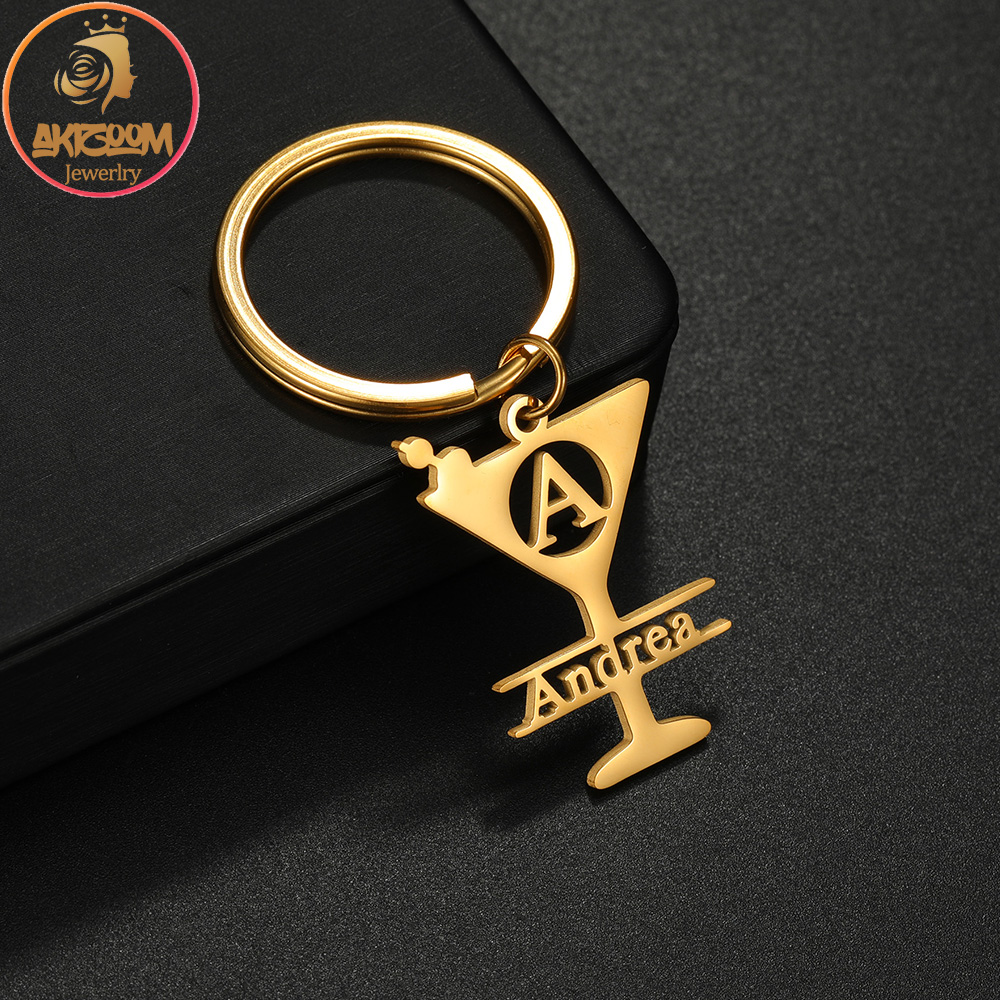 พวงกุญแจสแตนเลสสตีลแบบกำหนดเอง - Initial Ring Custom บทวิจารณ์และราคา