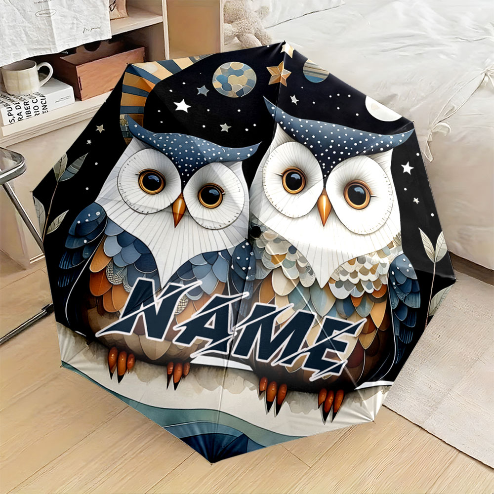 ร่มพับลายพิเศษ สามารถสลักชื่อไ - Custom Night Sky บทวิจารณ์และราคา