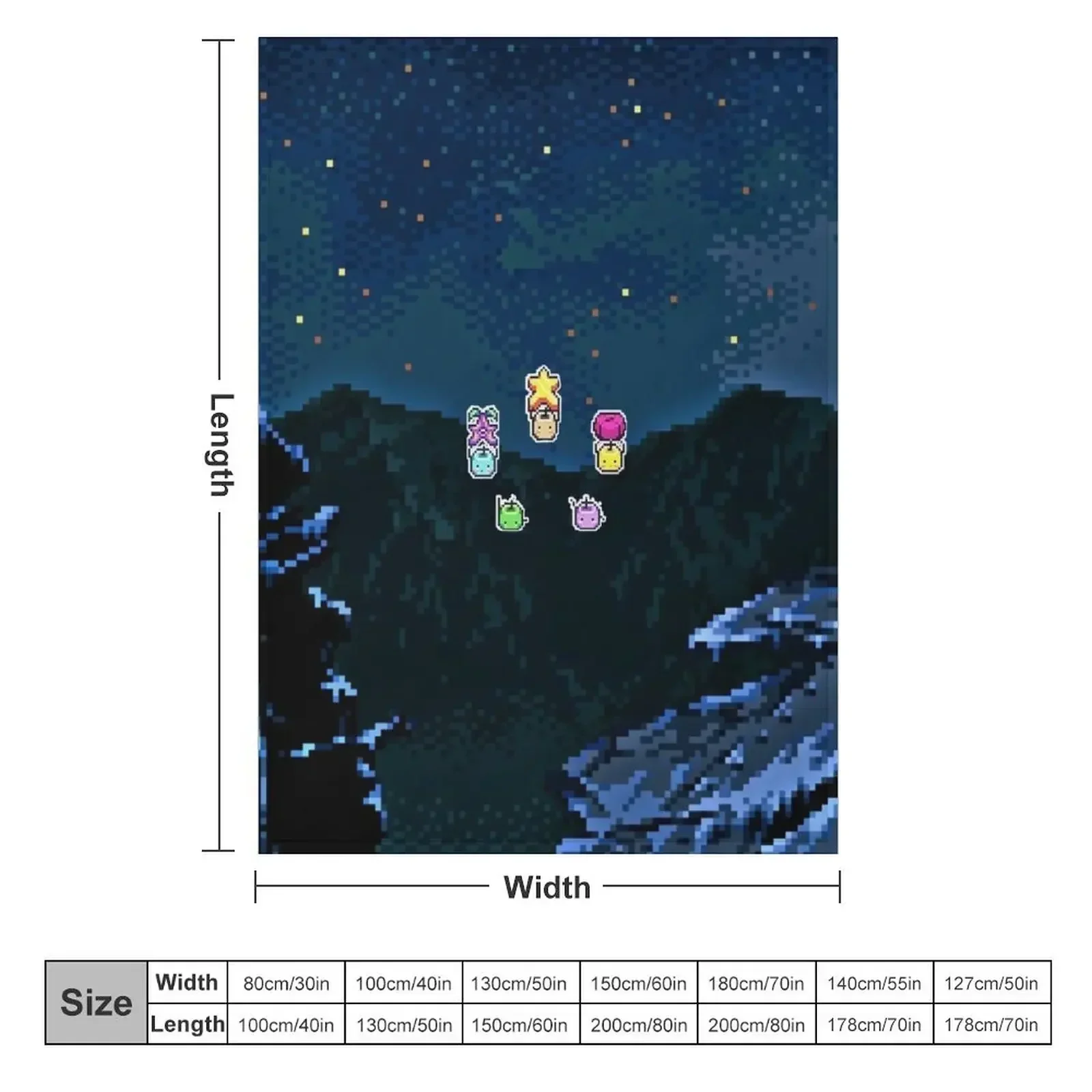 ผ้าห่มลายท้องฟ้ายามค่ำคืน Juni - Custom Night Sky บทวิจารณ์และราคา