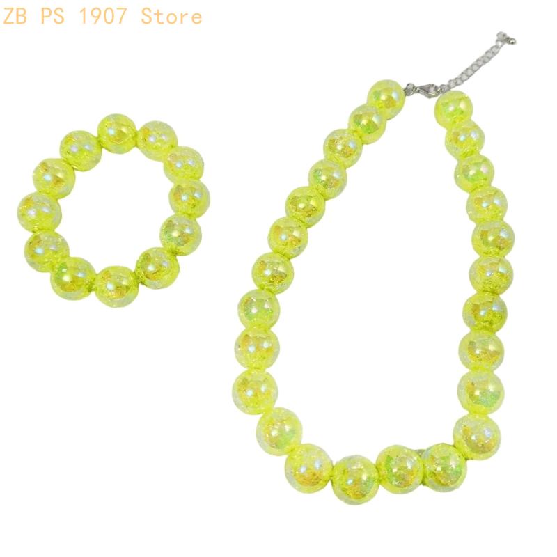 ชุดเครื่องประดับลูกปัดกลมเคลือ - Coordinates Bracelet บทวิจารณ์และราคา