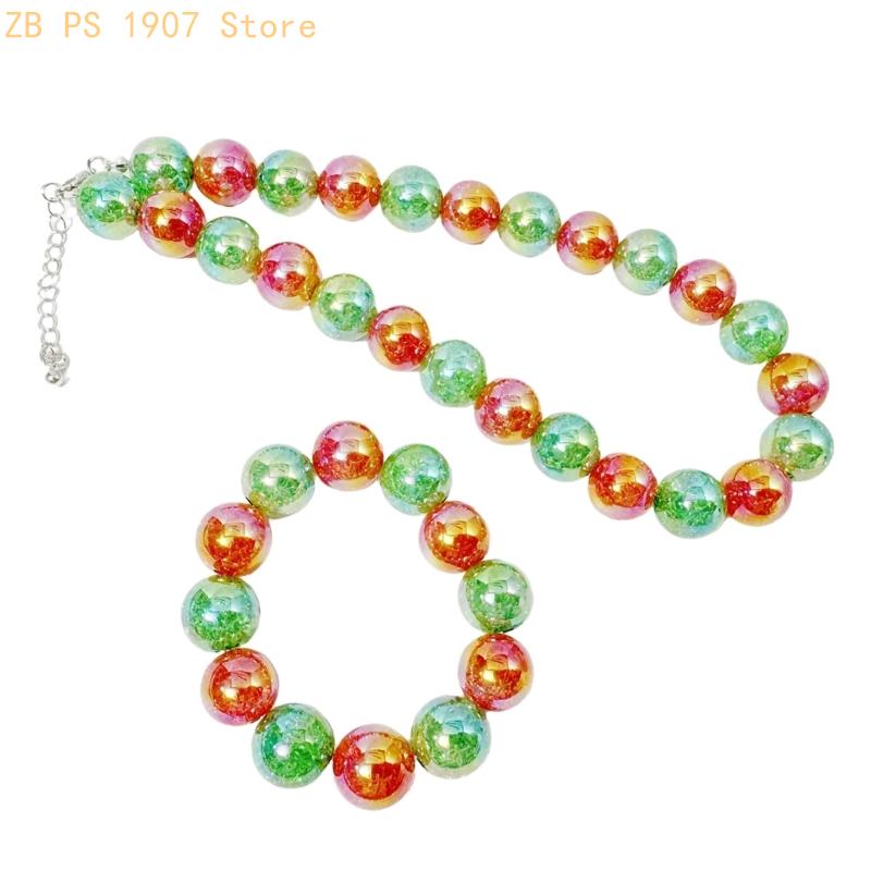 ชุดเครื่องประดับลูกปัดกลมเคลือ - Coordinates Bracelet บทวิจารณ์และราคา