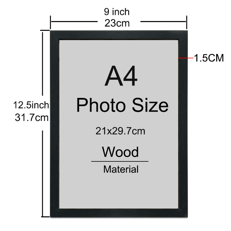 กรอบรูปไม้สีดำขนาด 8x12 นิ้ว ( - Engraved Wood Frame บทวิจารณ์และราคา
